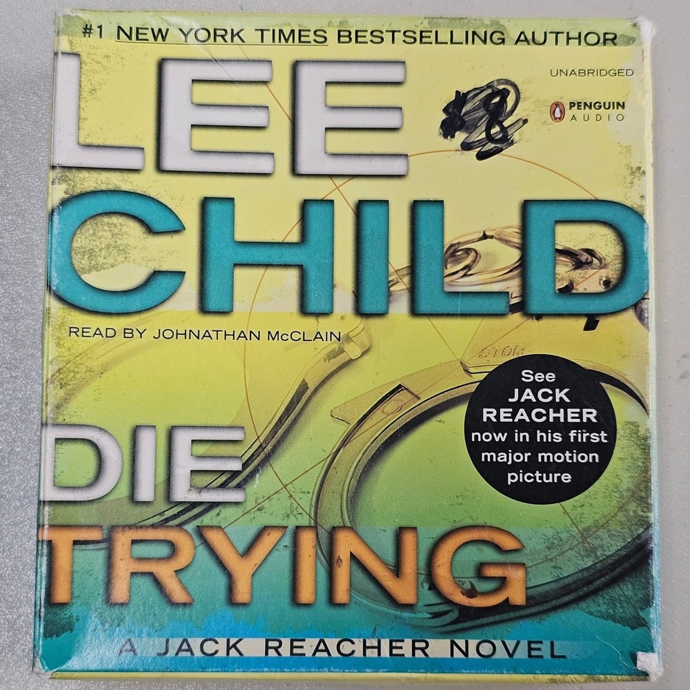 Lee Child Die Trying Jack Reacher Novel Unabridged Audiobook CD J. McClain